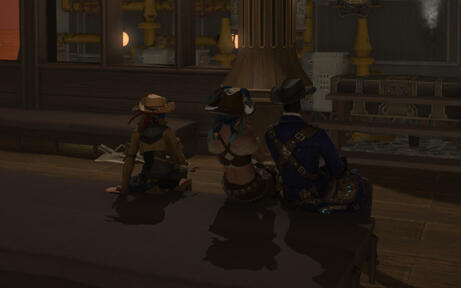 Wild West Fest in Final Fantasy 14 Online with Friends. (It's Tisa and Ves!)