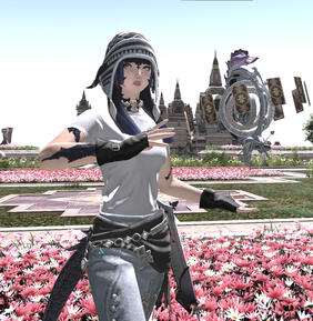 It's my 2nd glam I did for my White Mage outfit.